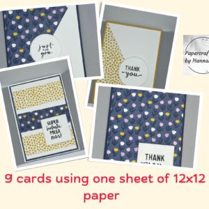 One sheet wonder 12x12